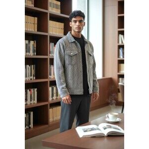 Forever 21 Jacket Mens Grey Size XL NWT  Seen on the Rookie Joey Anaya, EUC